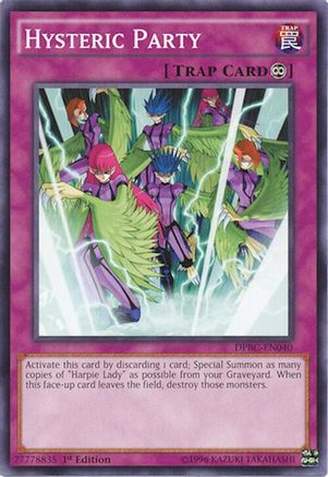 Hysteric Party (DPBC-EN040) - Duelist Pack: Battle City 1st Edition Duelist Pack: Battle City Yugioh Single Squirtle Squad Card Shop.