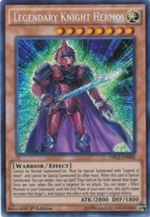 Legendary Knight Hermos (DRL2-EN008) - Dragons of Legend 2 1st Edition Dragons of Legend 2 Yugioh Single Squirtle Squad Card Shop.