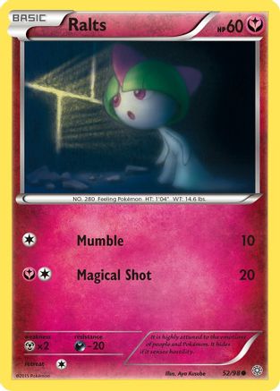Ralts 052 XY Ancient Origins - Common XY - Ancient Origins Pokemon Single Squirtle Squad Card Shop.