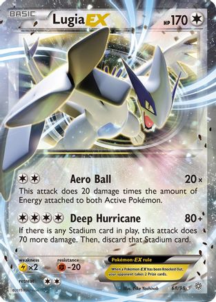 Lugia EX 068 - Holofoil XY Ancient Origins - Ultra Rare XY - Ancient Origins Pokemon Single Squirtle Squad Card Shop.