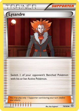 Lysandre 078 XY Ancient Origins - Uncommon XY - Ancient Origins Pokemon Single Squirtle Squad Card Shop.
