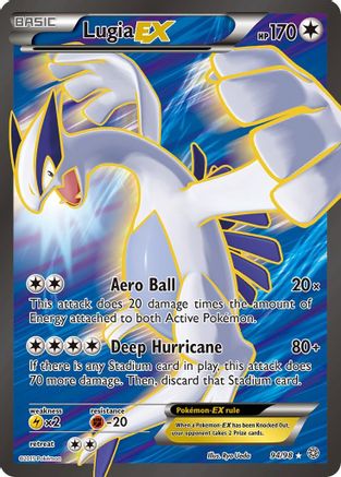 Lugia EX (94 Full Art) - Holofoil XY Ancient Origins - Ultra Rare XY - Ancient Origins Pokemon Single Squirtle Squad Card Shop.