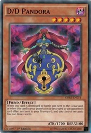 D/D Pandora (CORE-EN011) - Clash of Rebellions Unlimited Clash of Rebellions Yugioh Single Squirtle Squad Card Shop.