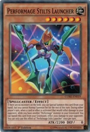 Performage Stilts Launcher (CORE-EN019) - Clash of Rebellions Unlimited Clash of Rebellions Yugioh Single Squirtle Squad Card Shop.