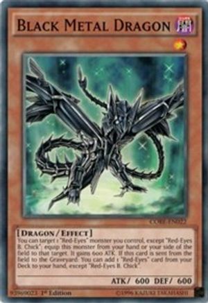 Black Metal Dragon (CORE-EN022) - Clash of Rebellions 1st Edition Clash of Rebellions Yugioh Single Squirtle Squad Card Shop.