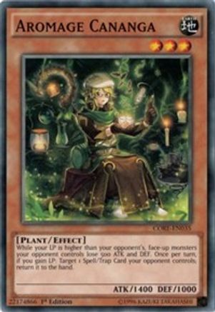Aromage Cananga (CORE-EN035) - Clash of Rebellions Unlimited Clash of Rebellions Yugioh Single Squirtle Squad Card Shop.