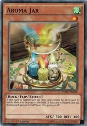 Aroma Jar (CORE-EN038) - Clash of Rebellions Unlimited Clash of Rebellions Yugioh Single Squirtle Squad Card Shop.