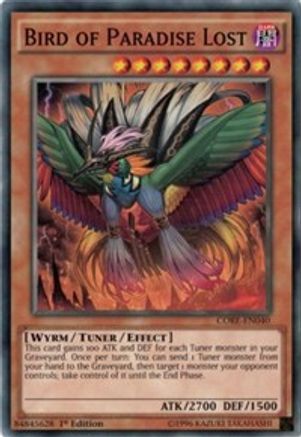 Bird of Paradise Lost (CORE-EN040) - Clash of Rebellions Unlimited Clash of Rebellions Yugioh Single Squirtle Squad Card Shop.
