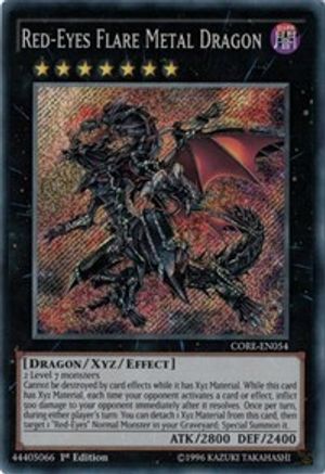 Red-Eyes Flare Metal Dragon (CORE-EN054) - Clash of Rebellions 1st Edition Clash of Rebellions Yugioh Single Squirtle Squad Card Shop.