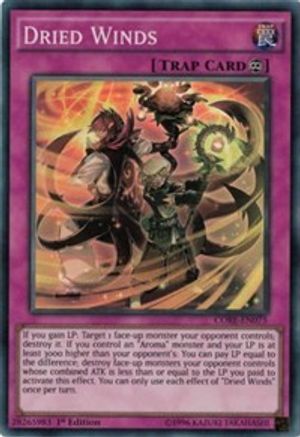 Dried Winds (CORE-EN075) - Clash of Rebellions Unlimited Clash of Rebellions Yugioh Single Squirtle Squad Card Shop.