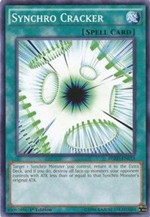 Synchro Cracker (HSRD-EN013) - High-Speed Riders 1st Edition High-Speed Riders Yugioh Single Squirtle Squad Card Shop.