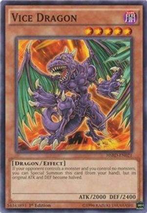 Vice Dragon (HSRD-EN021) - High-Speed Riders 1st Edition High-Speed Riders Yugioh Single Squirtle Squad Card Shop.