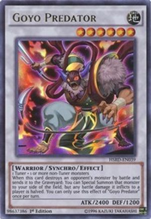 Goyo Predator (HSRD-EN039) - High-Speed Riders 1st Edition High-Speed Riders Yugioh Single Squirtle Squad Card Shop.