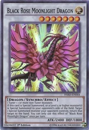 Black Rose Moonlight Dragon (HSRD-EN044) - High-Speed Riders 1st Edition High-Speed Riders Yugioh Single Squirtle Squad Card Shop.