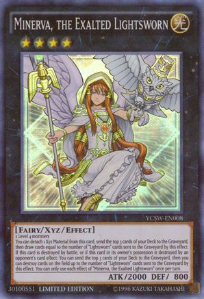 Minerva, the Exalted Lightsworn (Super Rare) (YCSW-EN008) - Yu-Gi-Oh! Championship Series Prize Cards Limited Yu-Gi-Oh! Championship Series Prize Cards Yugioh Single Squirtle Squad Card Shop.