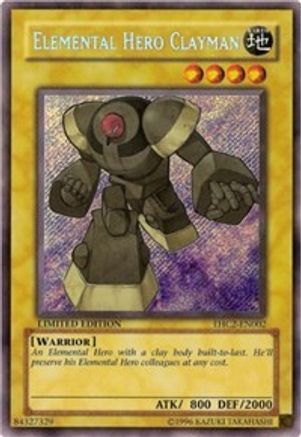Elemental HERO Clayman (EHC2-EN002) - Elemental Hero Collection 2 Limited Elemental Hero Collection 2 Yugioh Single Squirtle Squad Card Shop.