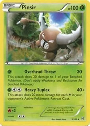Pinsir 003 - Reverse Holofoil XY BREAKthrough - Uncommon