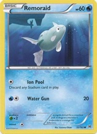 Remoraid (32) (32) 032/162 XY BREAKthrough - Common XY - BREAKthrough Pokemon Single Squirtle Squad Card Shop.