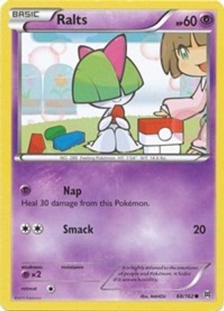 Ralts (68) (68) 068 - Reverse Holofoil XY BREAKthrough - Common XY - BREAKthrough Pokemon Single Squirtle Squad Card Shop.