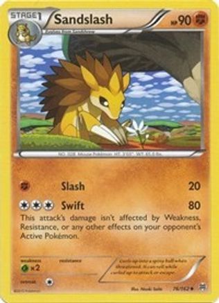 Sandslash 076 - Reverse Holofoil XY BREAKthrough - Uncommon XY - BREAKthrough Pokemon Single Squirtle Squad Card Shop.