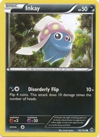 Inkay 093 - Reverse Holofoil XY BREAKthrough - Common XY - BREAKthrough Pokemon Single Squirtle Squad Card Shop.