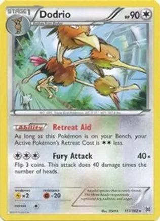 Dodrio 117 XY BREAKthrough - Rare
