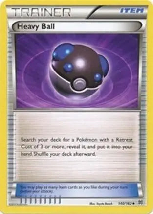Heavy Ball 140 - Reverse Holofoil XY BREAKthrough - Uncommon
