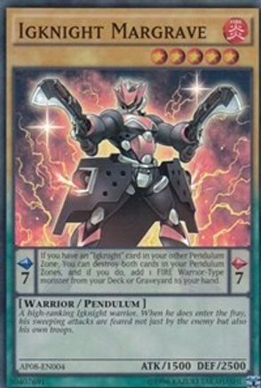 Igknight Margrave (AP08-EN004) - Astral Pack 8 Unlimited Astral Pack 8 Yugioh Single Squirtle Squad Card Shop.
