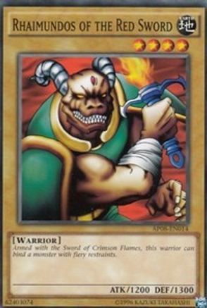 Rhaimundos of the Red Sword (AP08-EN014) - Astral Pack 8 Unlimited Astral Pack 8 Yugioh Single Squirtle Squad Card Shop.