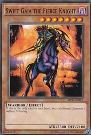 Swift Gaia the Fierce Knight (AP08-EN017) - Astral Pack 8 Unlimited Astral Pack 8 Yugioh Single Squirtle Squad Card Shop.