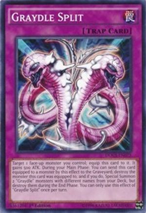 Graydle Split (DOCS-EN075) - Dimension of Chaos 1st Edition Dimension of Chaos Yugioh Single Squirtle Squad Card Shop.