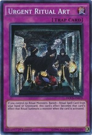 Urgent Ritual Art (DOCS-EN078) - Dimension of Chaos Unlimited Dimension of Chaos Yugioh Single Squirtle Squad Card Shop.