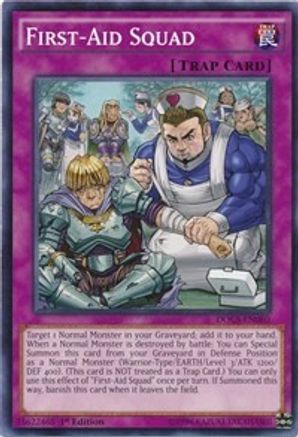 First-Aid Squad (DOCS-EN080) - Dimension of Chaos 1st Edition Dimension of Chaos Yugioh Single Squirtle Squad Card Shop.