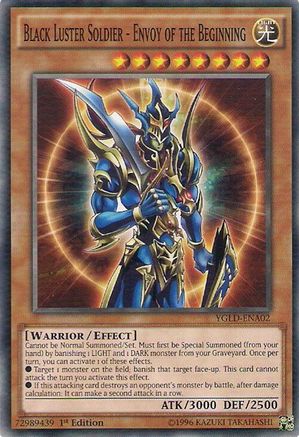 Black Luster Soldier - Envoy of the Beginning (YGLD-ENA02) - King of Games: Yugi's Legendary Decks Unlimited King of Games: Yugi's Legendary Decks Yugioh Single Squirtle Squad Card Shop.