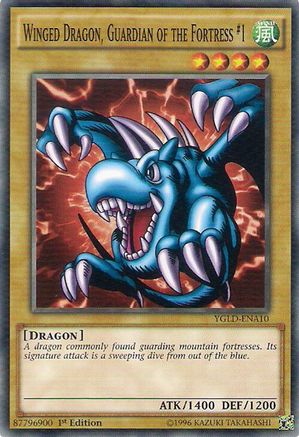 Winged Dragon, Guardian of the Fortress #1 (YGLD-ENA10) - King of Games: Yugi's Legendary Decks Unlimited King of Games: Yugi's Legendary Decks Yugioh Single Squirtle Squad Card Shop.