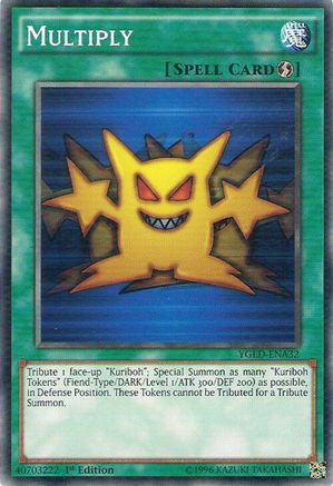 Multiply (A) (YGLD-ENA32) - King of Games: Yugi's Legendary Decks 1st Edition King of Games: Yugi's Legendary Decks Yugioh Single Squirtle Squad Card Shop.