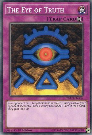 The Eye of Truth (YGLD-ENA39) - King of Games: Yugi's Legendary Decks Unlimited King of Games: Yugi's Legendary Decks Yugioh Single Squirtle Squad Card Shop.