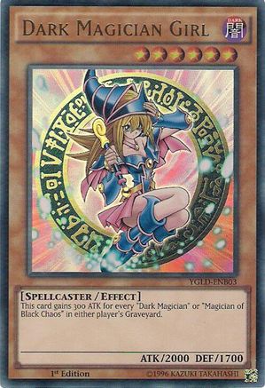Dark Magician Girl (B) (YGLD-ENB03) - King of Games: Yugi's Legendary Decks Unlimited King of Games: Yugi's Legendary Decks Yugioh Single Squirtle Squad Card Shop.