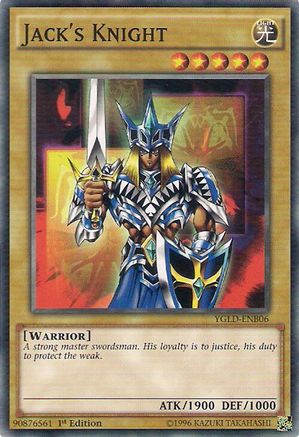 Jack's Knight (B) (YGLD-ENB06) - King of Games: Yugi's Legendary Decks 1st Edition King of Games: Yugi's Legendary Decks Yugioh Single Squirtle Squad Card Shop.