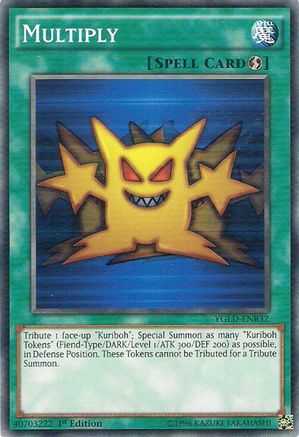 Multiply (B) (YGLD-ENB32) - King of Games: Yugi's Legendary Decks 1st Edition King of Games: Yugi's Legendary Decks Yugioh Single Squirtle Squad Card Shop.