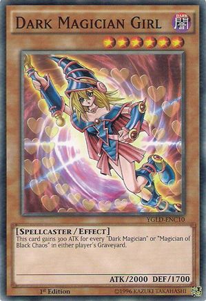 Dark Magician Girl (C) (YGLD-ENC10) - King of Games: Yugi's Legendary Decks 1st Edition King of Games: Yugi's Legendary Decks Yugioh Single Squirtle Squad Card Shop.