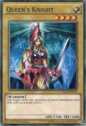 Queen's Knight (C) (YGLD-ENC14) - King of Games: Yugi's Legendary Decks Unlimited King of Games: Yugi's Legendary Decks Yugioh Single Squirtle Squad Card Shop.