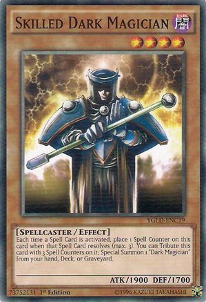 Skilled Dark Magician (YGLD-ENC19) - King of Games: Yugi's Legendary Decks Unlimited King of Games: Yugi's Legendary Decks Yugioh Single Squirtle Squad Card Shop.