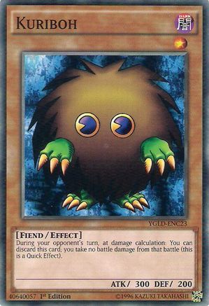 Kuriboh (C) (YGLD-ENC23) - King of Games: Yugi's Legendary Decks 1st Edition King of Games: Yugi's Legendary Decks Yugioh Single Squirtle Squad Card Shop.