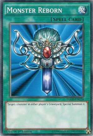 Monster Reborn (C) (YGLD-ENC24) - King of Games: Yugi's Legendary Decks Unlimited King of Games: Yugi's Legendary Decks Yugioh Single Squirtle Squad Card Shop.