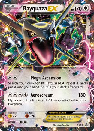 Rayquaza EX (Shiny) XY69 - Holofoil XY Promos - Promo XY Promos Pokemon Single Squirtle Squad Card Shop.
