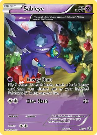 Sableye XY92 - Holofoil XY Promos - Promo XY Promos Pokemon Single Squirtle Squad Card Shop.