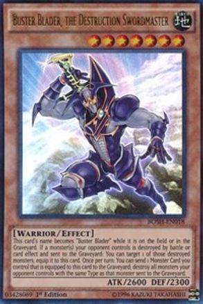Buster Blader, the Destruction Swordmaster (BOSH-EN018) - Breakers of Shadow Unlimited Breakers of Shadow Yugioh Single Squirtle Squad Card Shop.