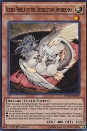Buster Whelp of the Destruction Swordsman (BOSH-EN019) - Breakers of Shadow 1st Edition Breakers of Shadow Yugioh Single Squirtle Squad Card Shop.
