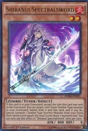 Shiranui Spectralsword (BOSH-EN031) - Breakers of Shadow 1st Edition Breakers of Shadow Yugioh Single Squirtle Squad Card Shop.